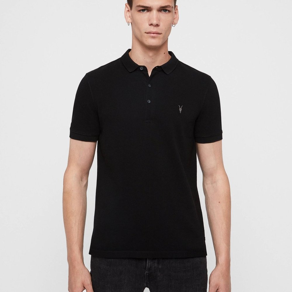 All Saints Reform Short Sleeve Polo Shirt
